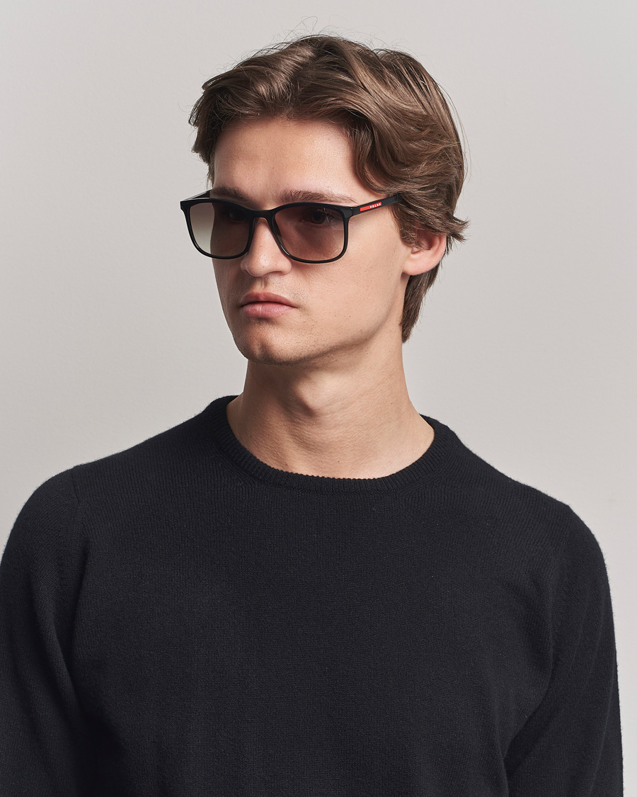 Men | Sunglasses | Prada Linea Rossa | 0PS A08S Sunglasses Black