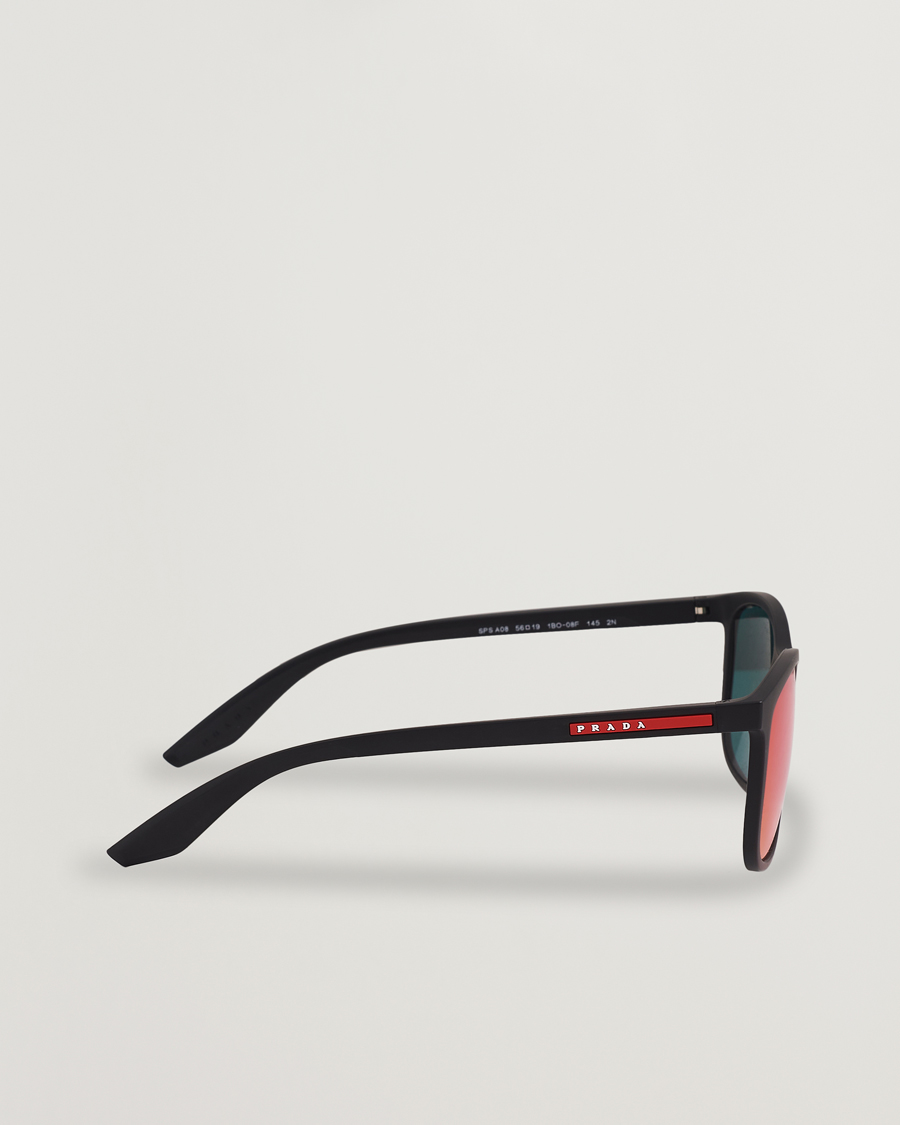 Men | Sunglasses | Prada Linea Rossa | 0PS A08S Sunglasses Black