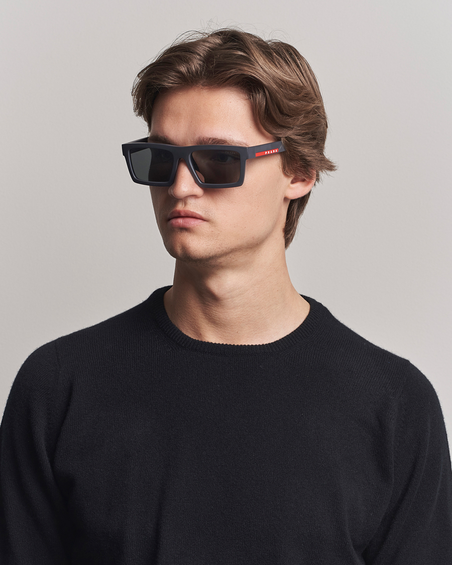 Men | Sunglasses | Prada Linea Rossa | 0PS A07S Sunglasses Grey/Black