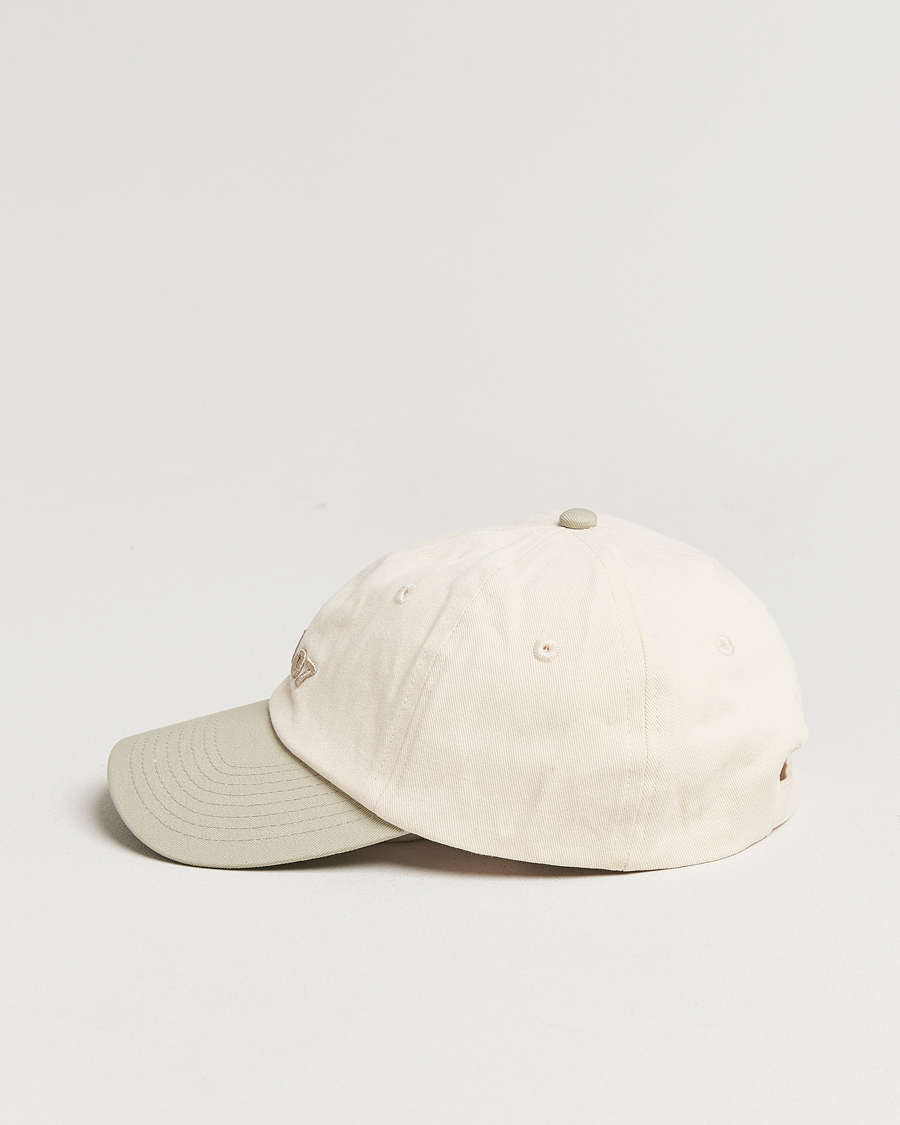 Men | Hats & Caps | NN07 | Logo Cap Sage Green/Off White