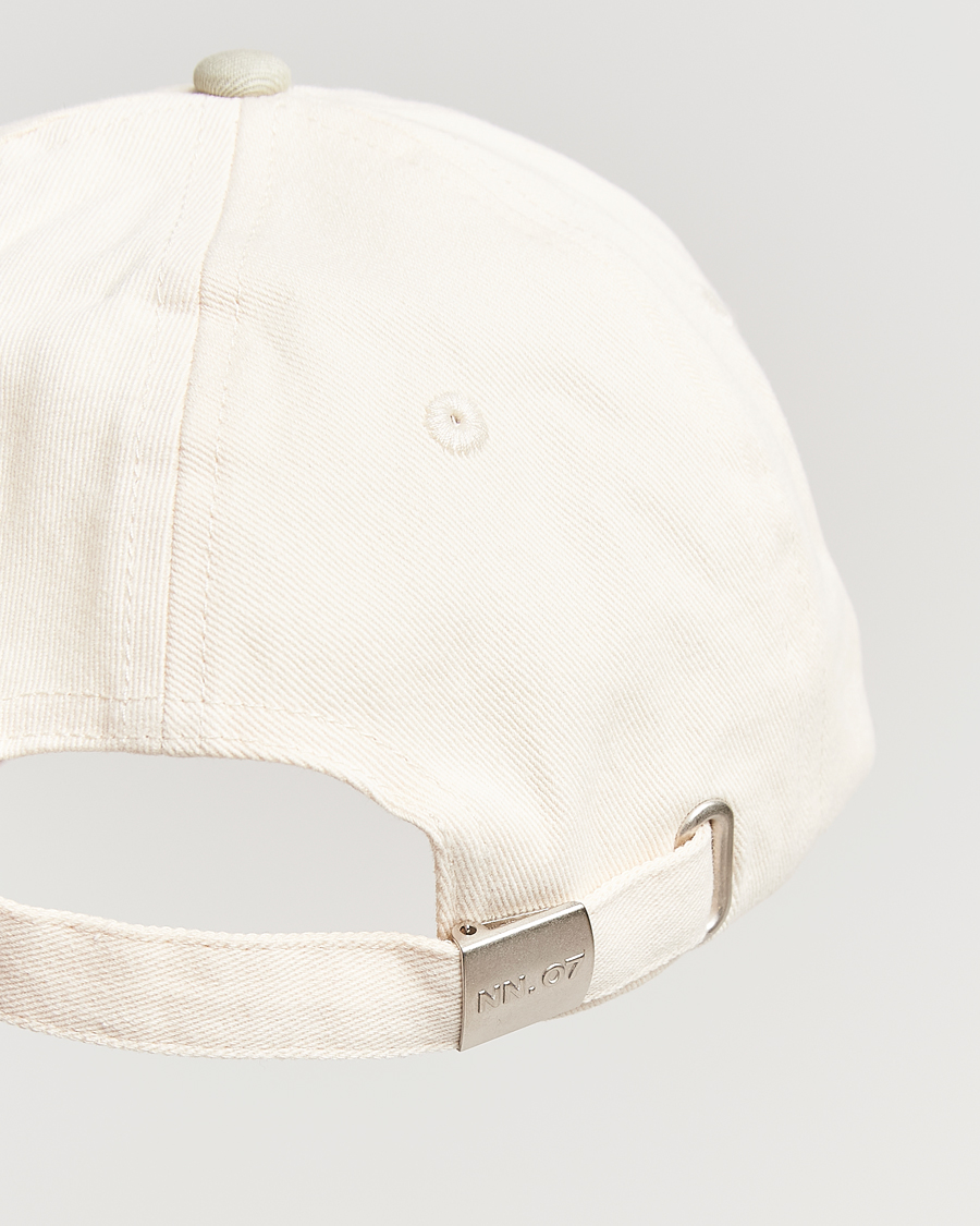 Men | Hats & Caps | NN07 | Logo Cap Sage Green/Off White
