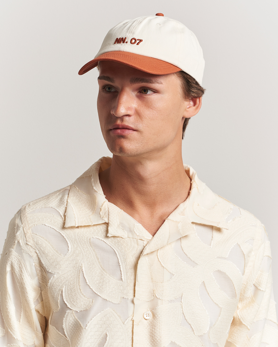 Men | Hats & Caps | NN07 | Logo Cap Caramel/Off White