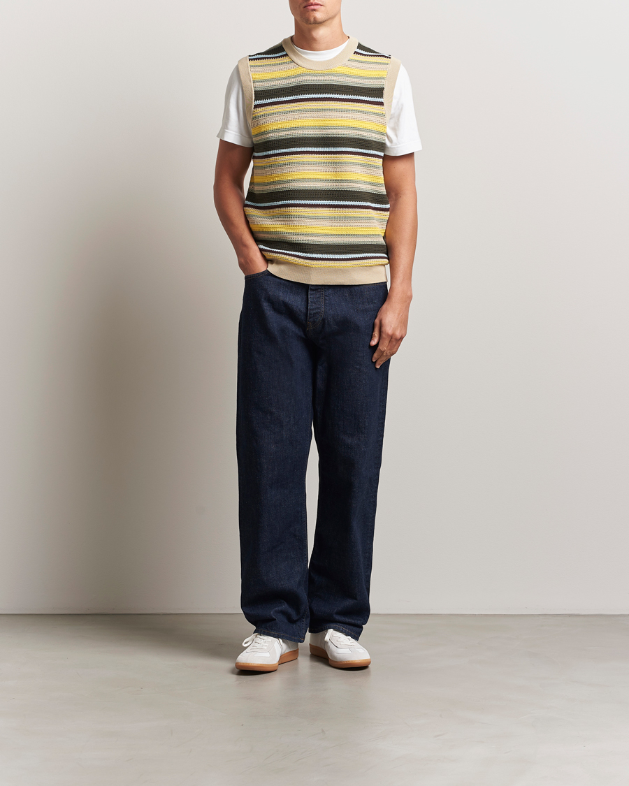 Men | Sweaters & Knitwear | NN07 | Huxley Knitted Striped Vest Multi