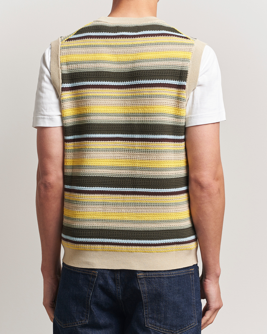 Men | Sweaters & Knitwear | NN07 | Huxley Knitted Striped Vest Multi