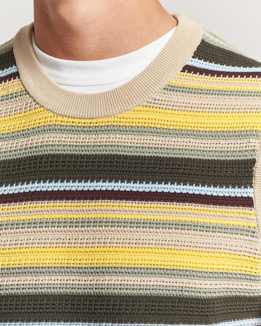 Men | Sweaters & Knitwear | NN07 | Huxley Knitted Striped Vest Multi