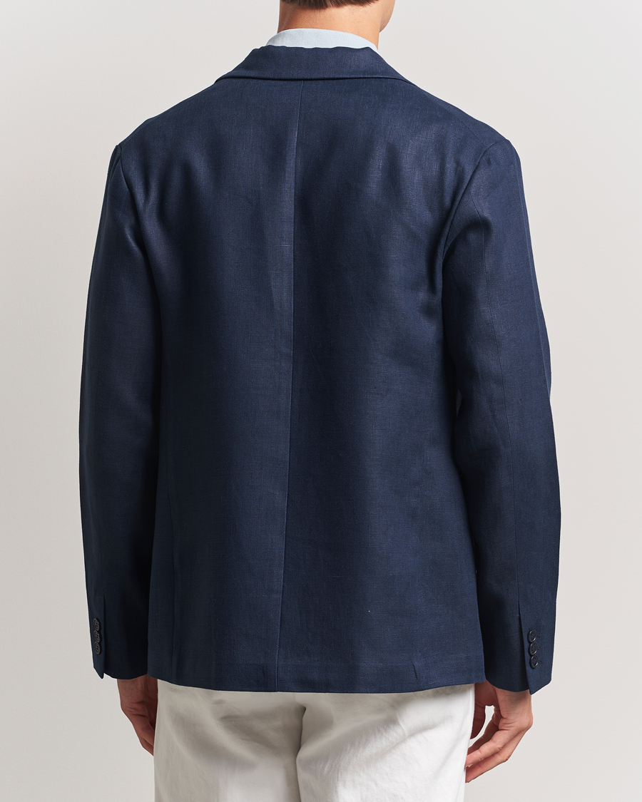 Men | Blazers | NN07 | Timo Linen Blazer Navy Blue