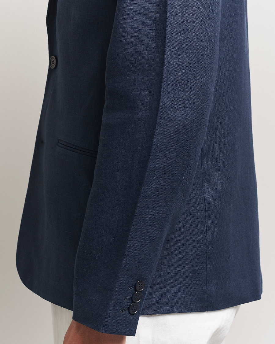 Men | Blazers | NN07 | Timo Linen Blazer Navy Blue