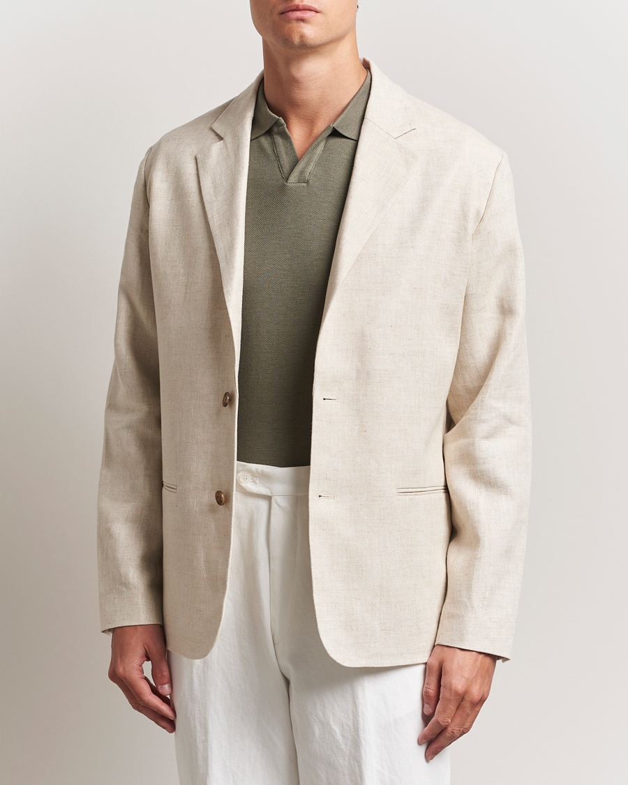 Men | Blazers | NN07 | Timo Linen Blazer Oat
