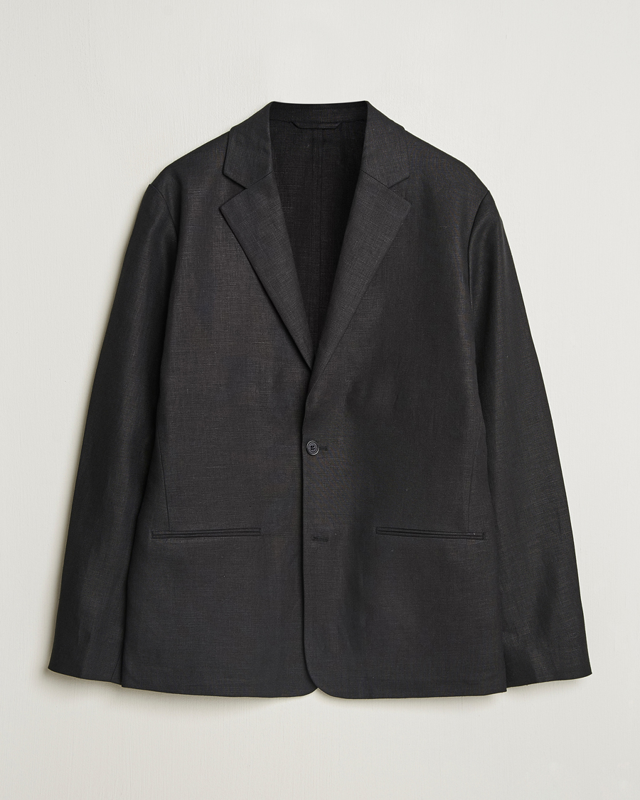 Men | Blazers | NN07 | Timo Linen Blazer Black