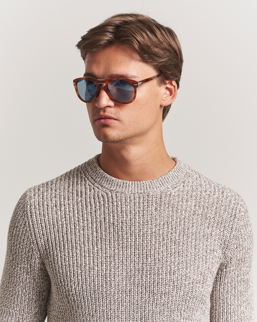 Men | Sunglasses | Persol | Steve Mcqueen Sunglasses Light Havana