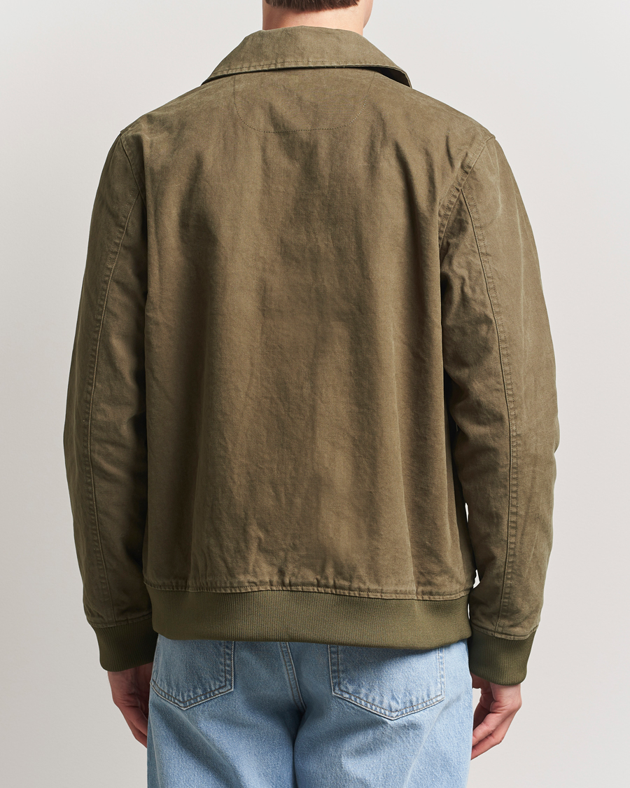 Men | Coats & Jackets | A Day's March | Bader Cotton Flight Jacket Olive
