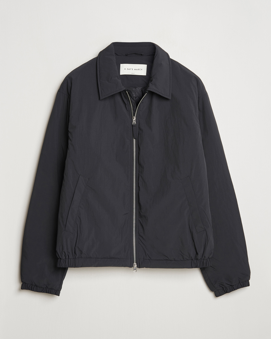 Men | Coats & Jackets | A Day's March | Reese Nylon Jacket Black