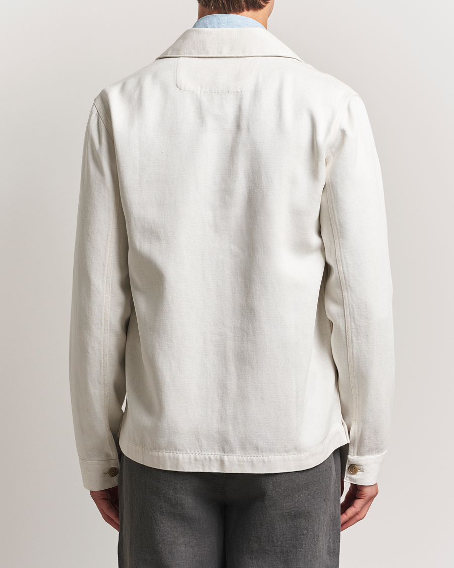 Men | Coats & Jackets | A Day's March | Imola Hemp Overshirt Ecru