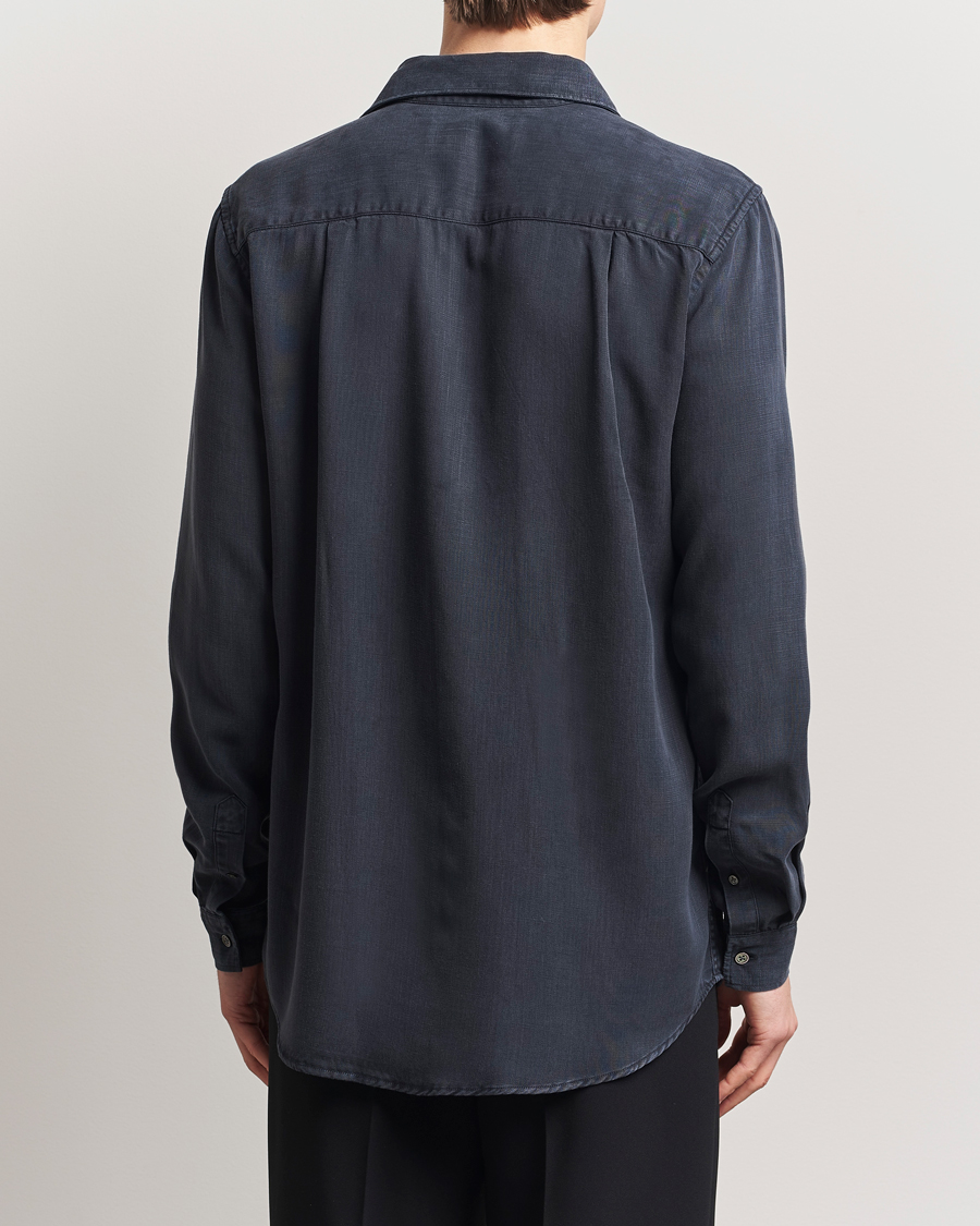 Men | Shirts | A Day's March | Daintree Lyocell Shirt Navy
