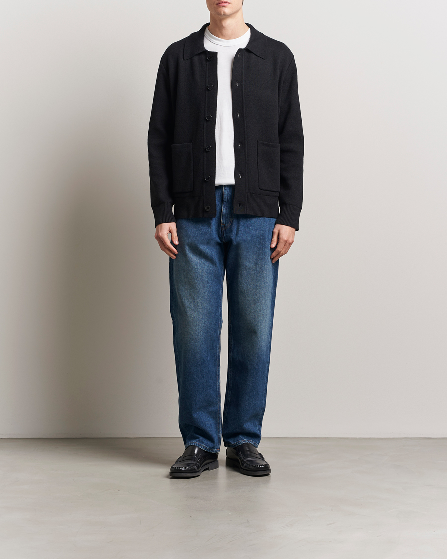 Men | Sweaters & Knitwear | A Day's March | Holt Cardigan Black