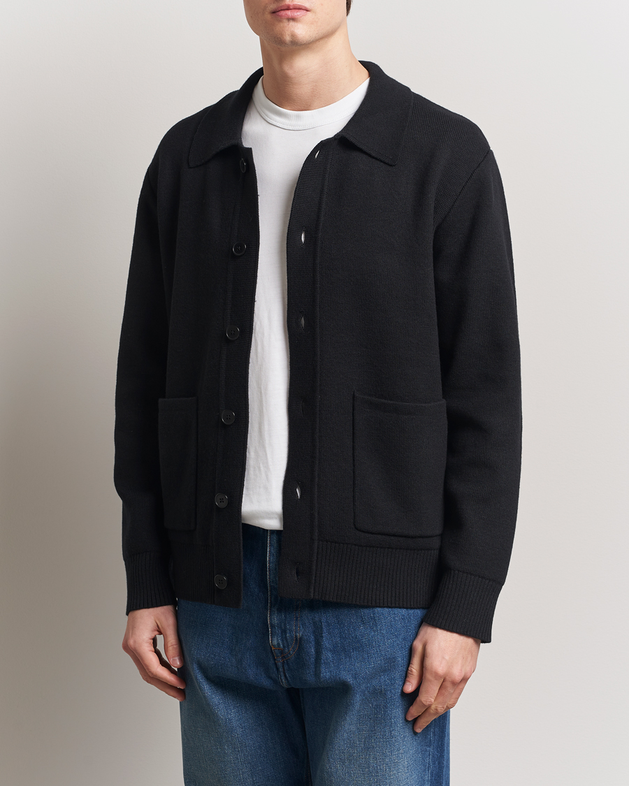 Men | Sweaters & Knitwear | A Day's March | Holt Cardigan Black