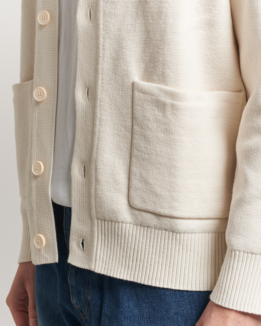 Men | Sweaters & Knitwear | A Day's March | Holt Cardigan Off White