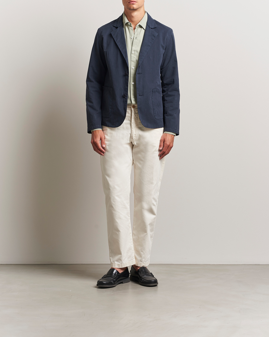 Men | Blazers | A Day's March | Mace Unconstructed Blazer Navy