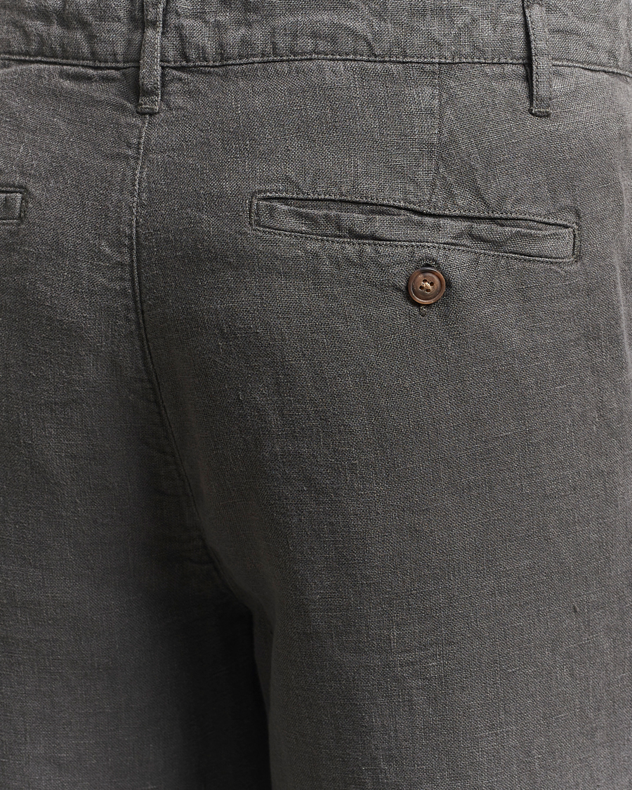 Men | Trousers | A Day's March | Madu Linen Trousers Olive