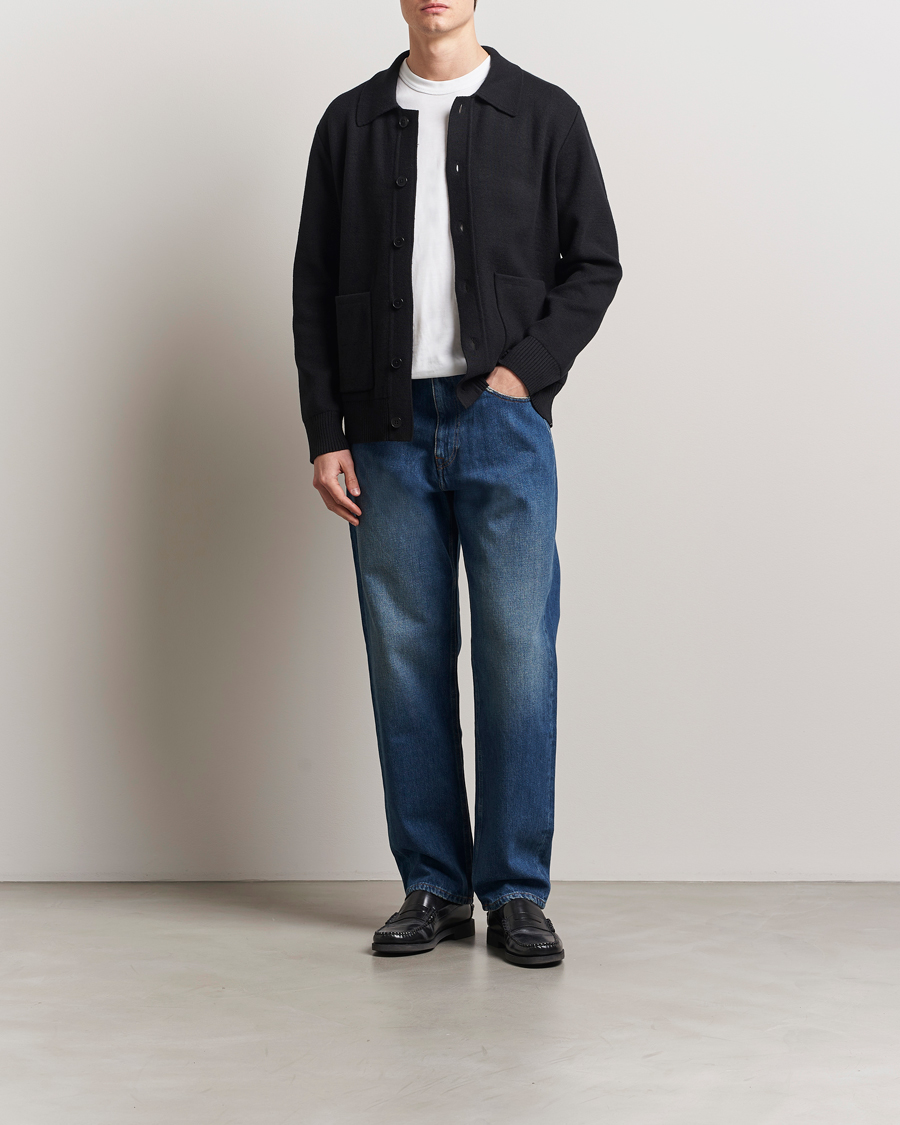 Men | Jeans | A Day's March | Denim Nr3 Straight Fit Worn Mid Blue
