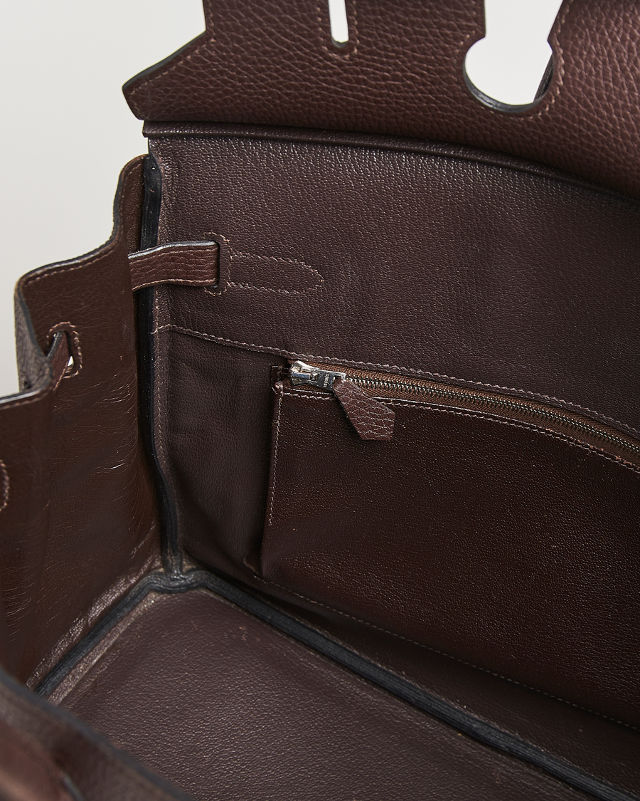 Men | Pre-Owned & Vintage Bags | Hermès Pre-Owned | Birkin 35 Taurillon Clémence Ebène