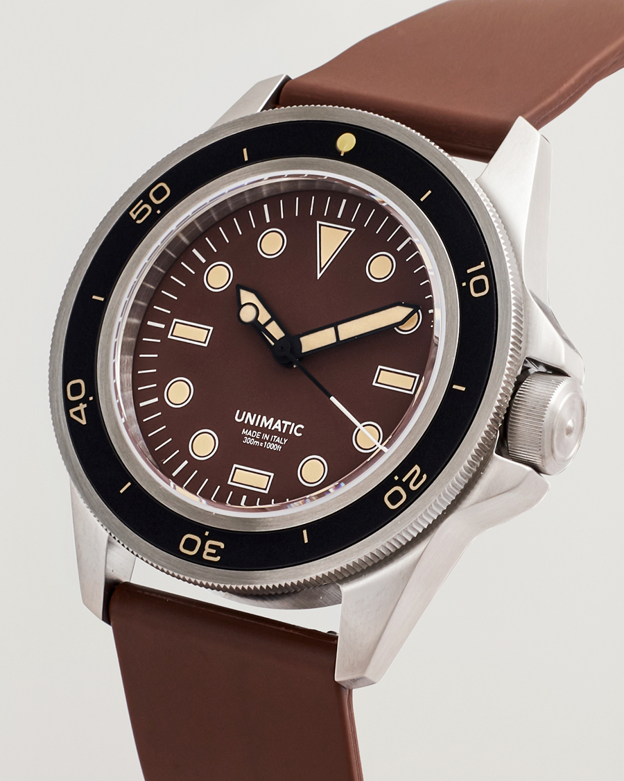 Men | UNIMATIC U1 Heritage Diver Dark Brown | UNIMATIC | U1 Heritage Diver Dark Brown