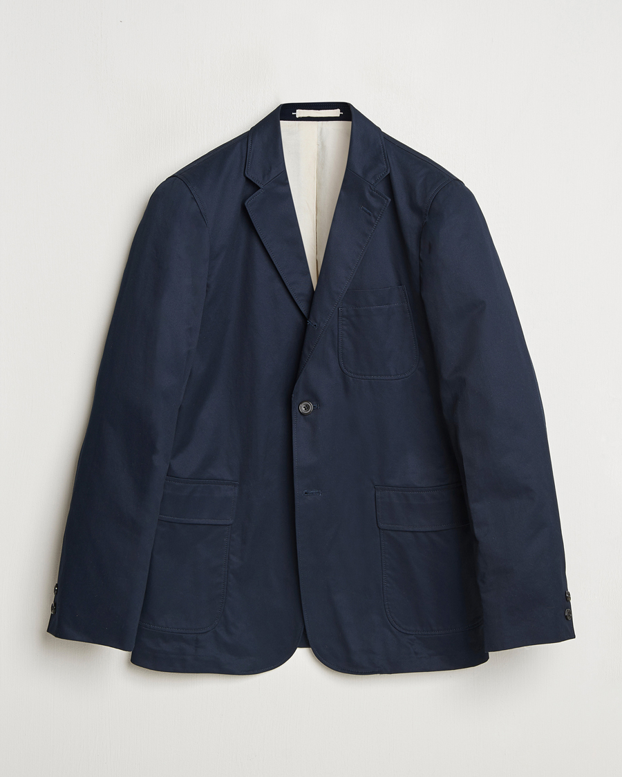 Men | Blazers | BEAMS PLUS | Cotton Twill Blazer Navy