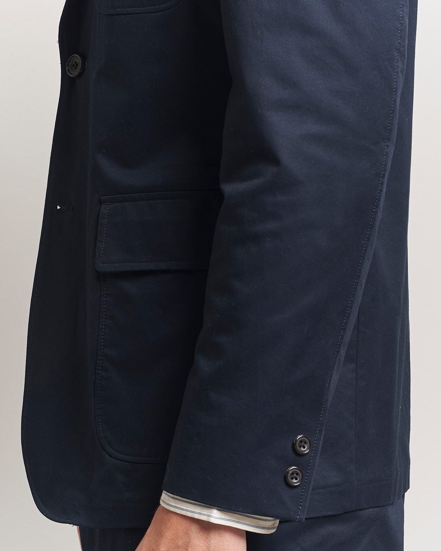 Men | Blazers | BEAMS PLUS | Cotton Twill Blazer Navy