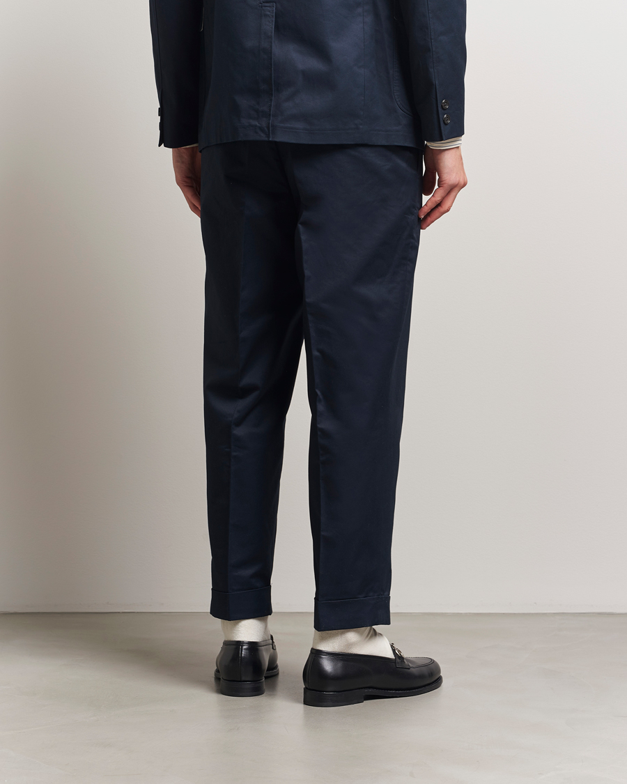 Men | Trousers | BEAMS PLUS | Cotton Twill Ivy Trousers Navy