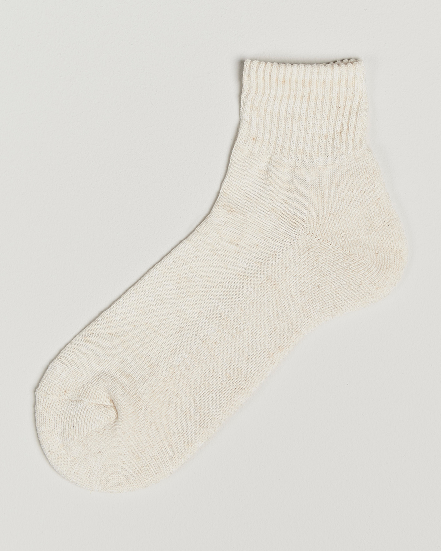 Men | Underwear & Socks | BEAMS PLUS | Short Pile Socks Off White
