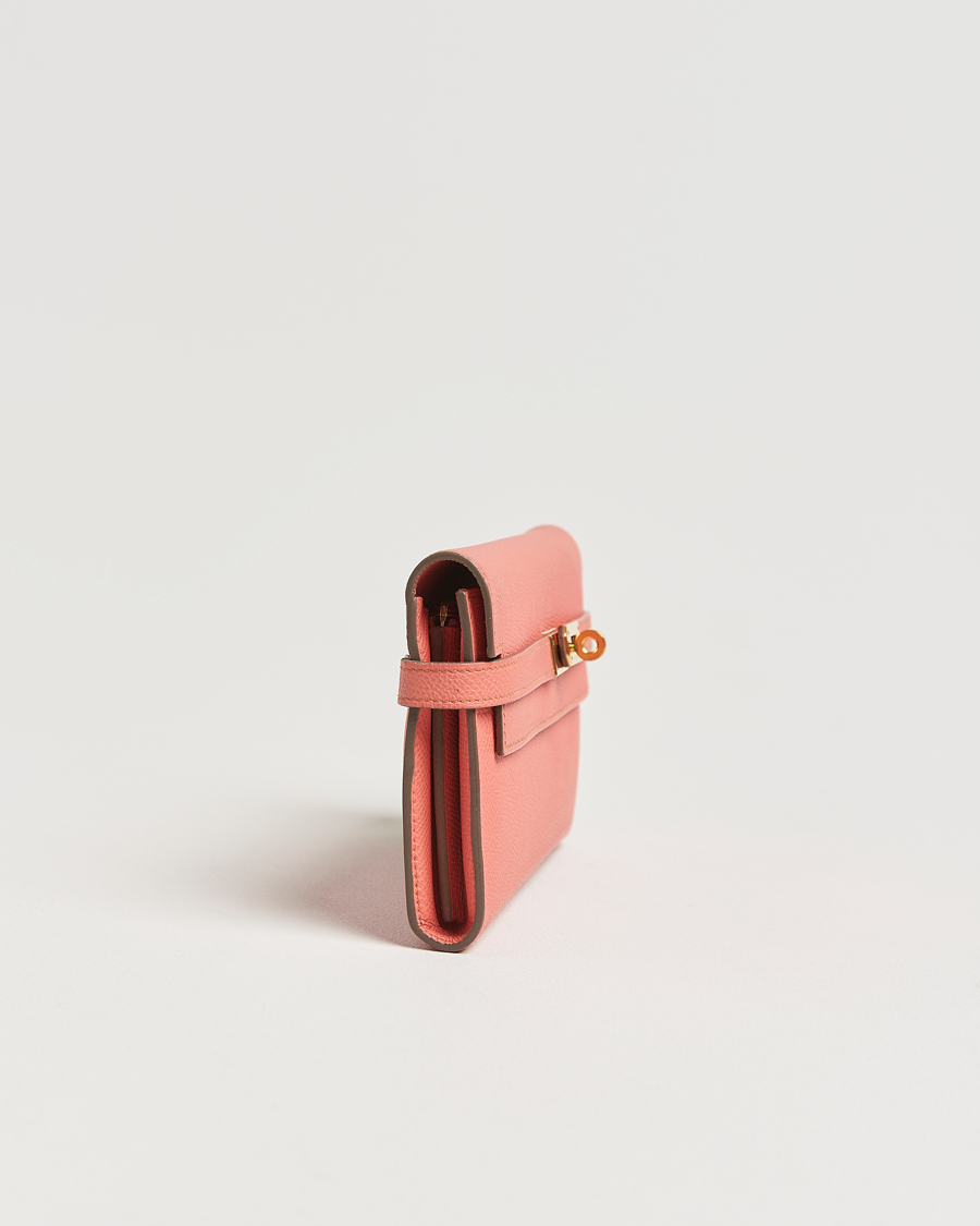 Men | Gifts for Her | Hermès Pre-Owned | Kelly Wallet Epsom Leather Pink