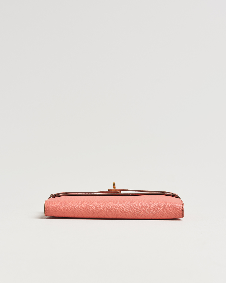 Men | Gifts for Her | Hermès Pre-Owned | Kelly Wallet Epsom Leather Pink