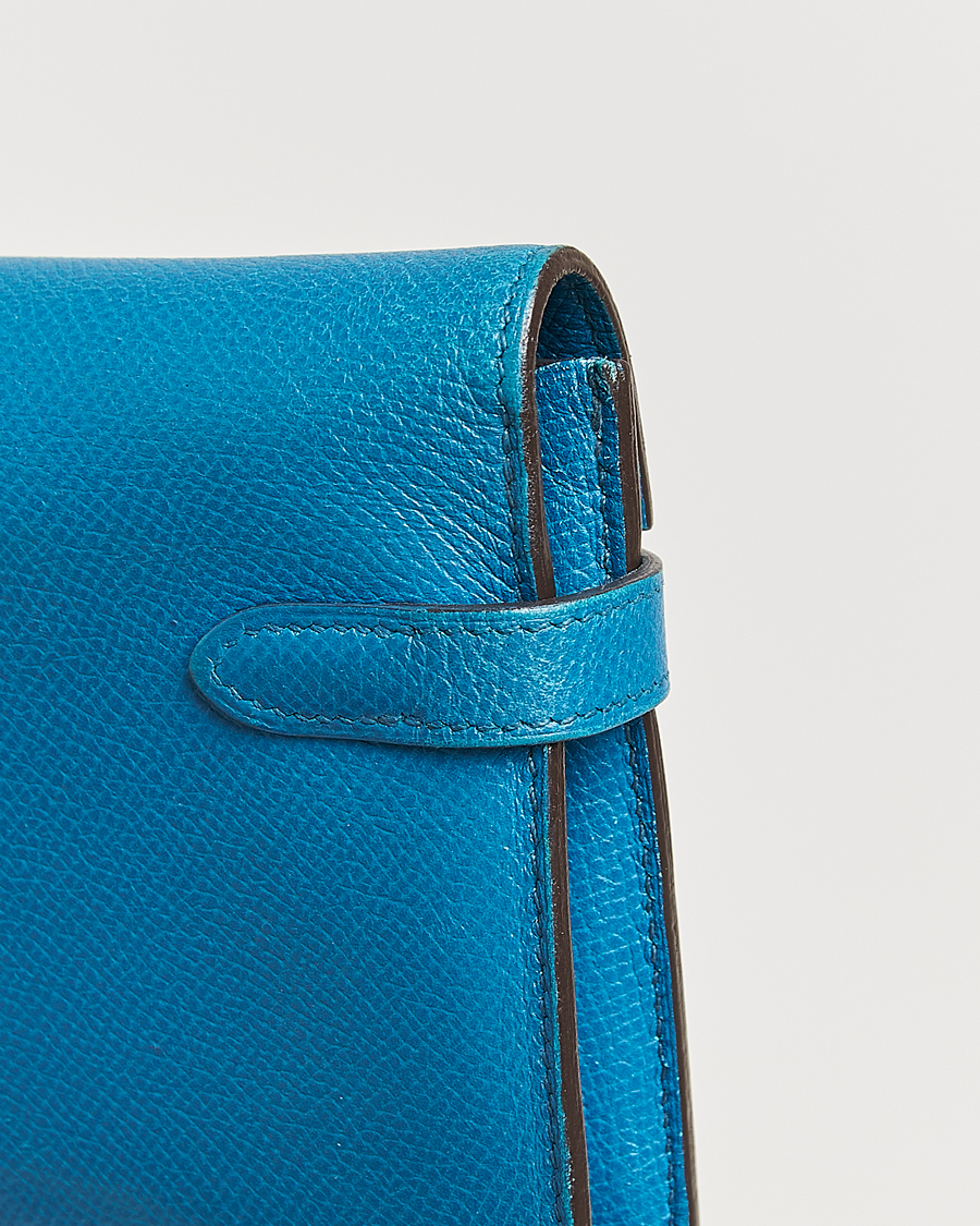 Men | Gifts for Her | Hermès Pre-Owned | Kelly Wallet Epsom Leather Blue