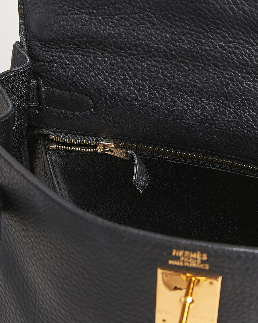 Men | Gifts for Her | Hermès Pre-Owned | Kelly 32 Handbag Taurillon Leather Black