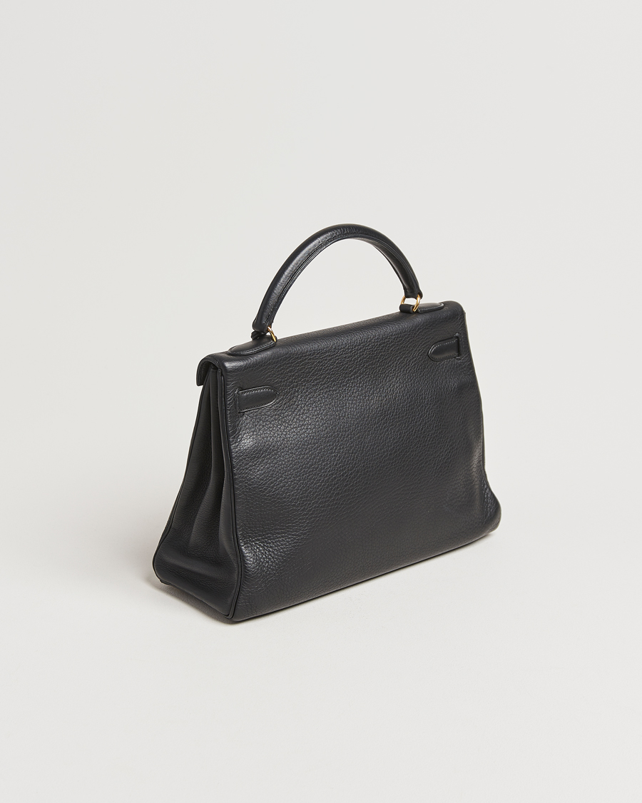 Men | Gifts for Her | Hermès Pre-Owned | Kelly 32 Handbag Taurillon Leather Black