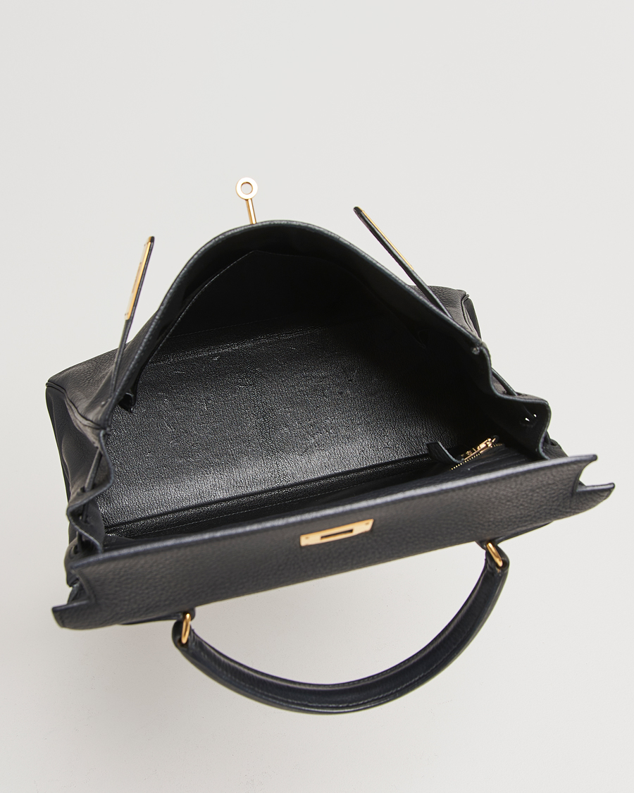 Men | Gifts for Her | Hermès Pre-Owned | Kelly 32 Handbag Taurillon Leather Black