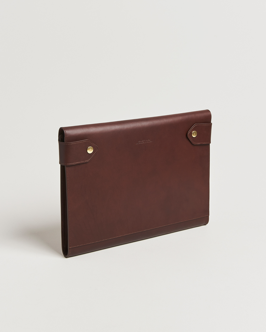 Men | Bags | Bennett Winch | Large Leather Folio Brown