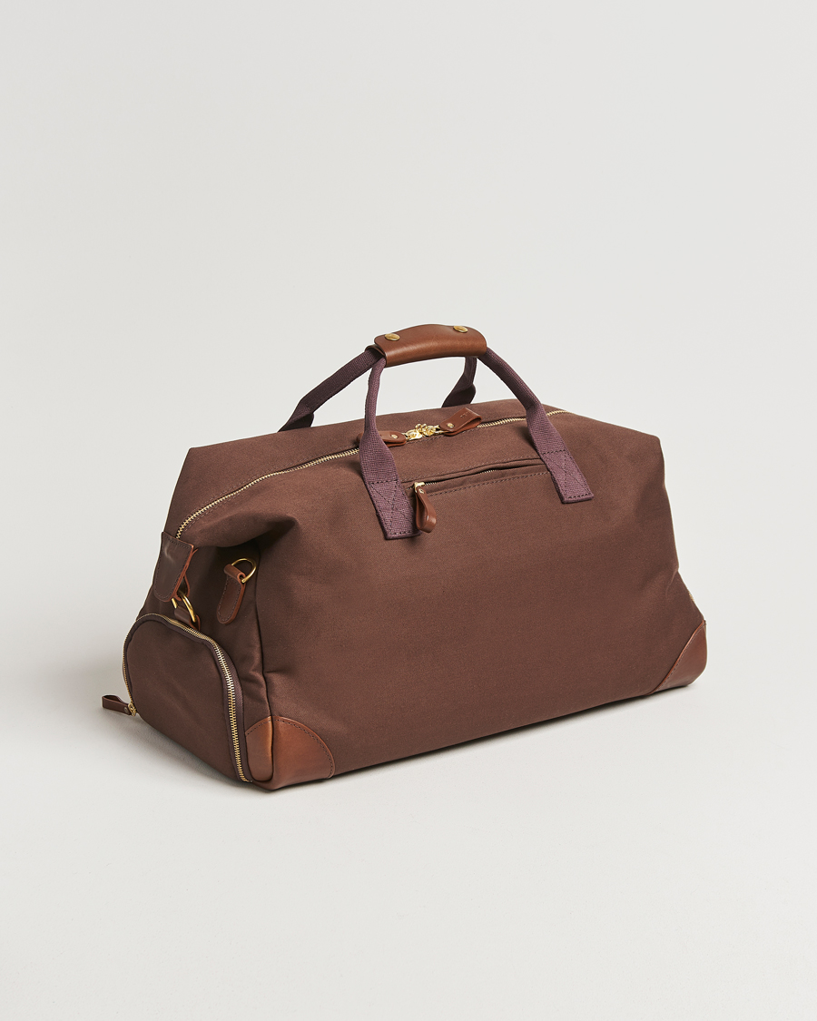 Men | Bags | Bennett Winch | Canvas Weekender Black Chocolate