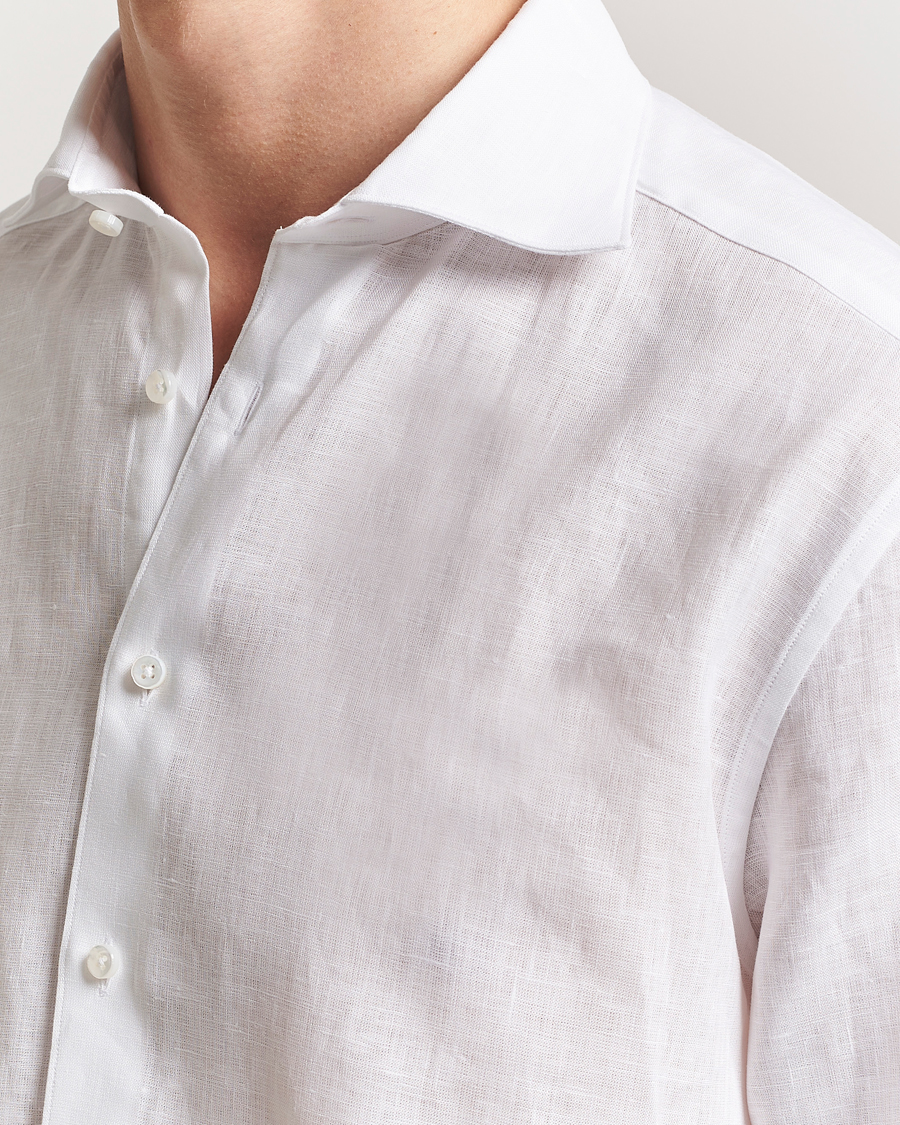 Men | Shirts | Stenströms | 1899 Linen Shirt White