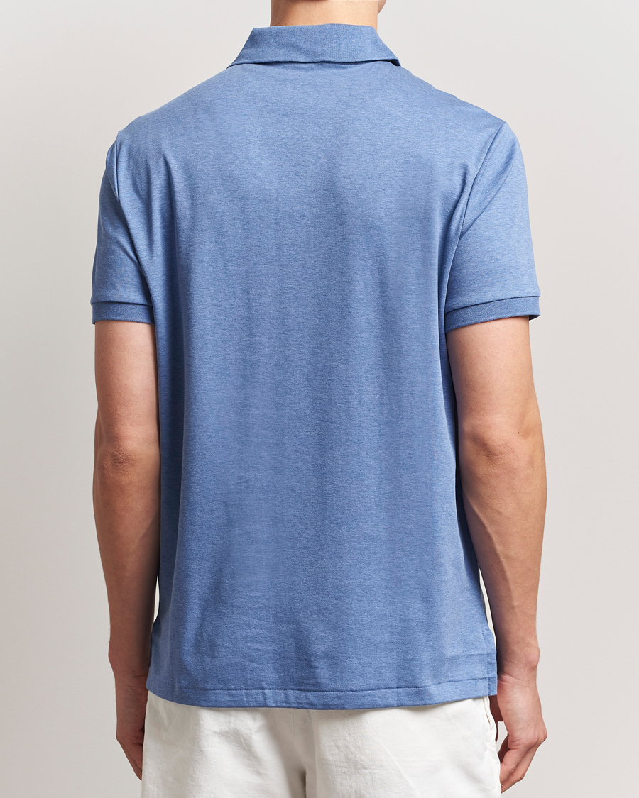 Men | Polo Shirts | Polo Ralph Lauren | Custom Slim Fit Cotton Polo Faded Royal