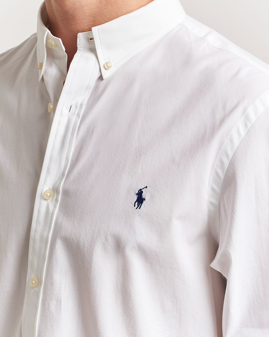 Men | Shirts | Polo Ralph Lauren | Slim Fit Poplin Shirt White