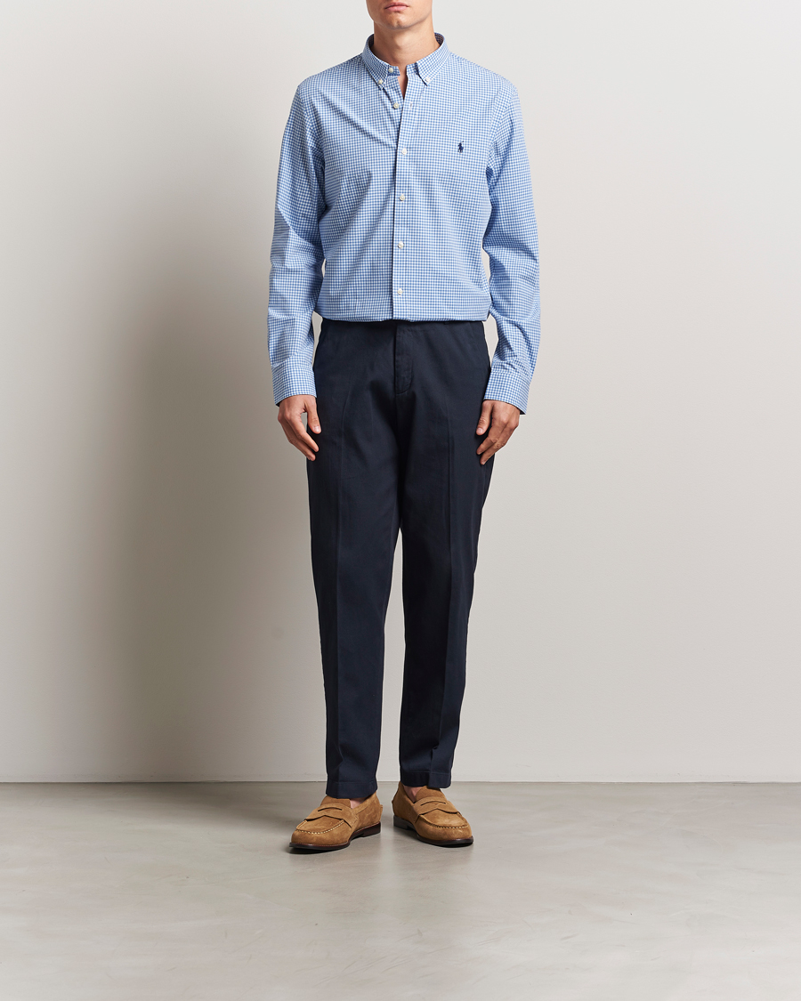 Men | Shirts | Polo Ralph Lauren | Slim Fit Poplin Shirt Blue/Check