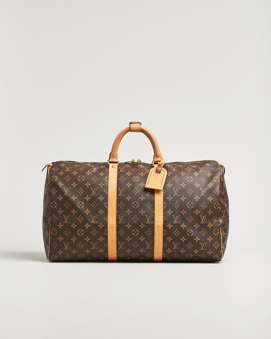 Men | Pre-Owned & Vintage Bags | Louis Vuitton Pre-Owned | Keepall 50 Monogram