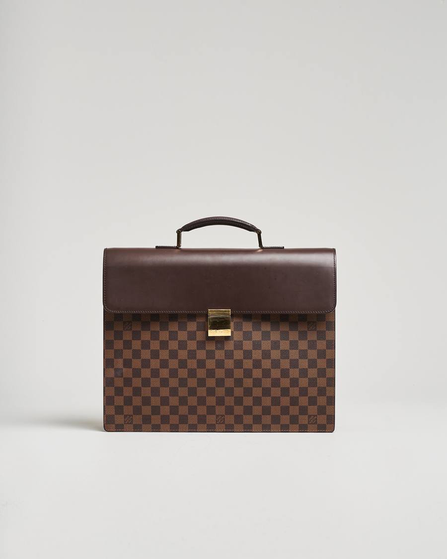 Men | Pre-Owned & Vintage Bags | Louis Vuitton Pre-Owned | Altona GM Briefcase Damier Ebene
