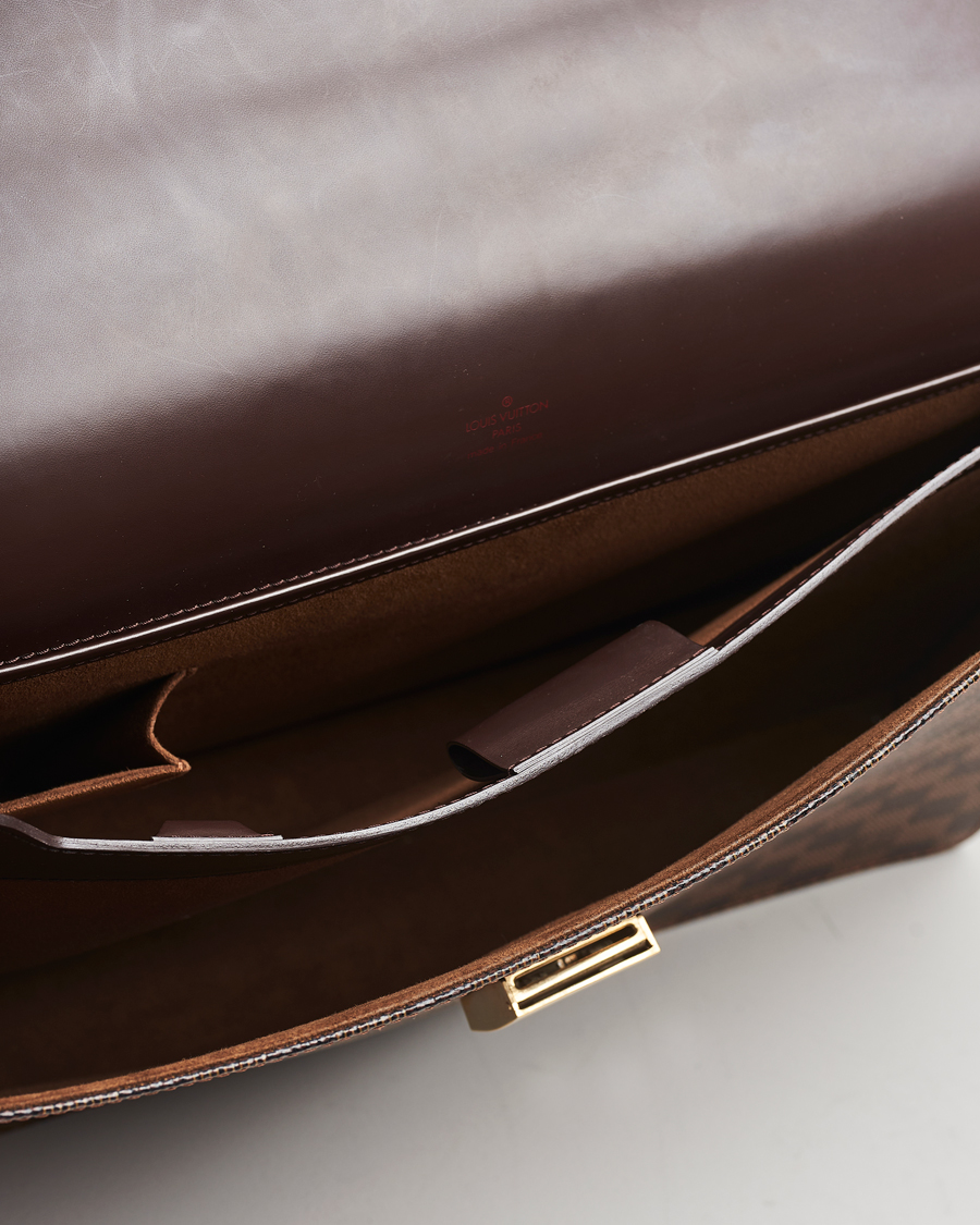 Men | Pre-Owned & Vintage Bags | Louis Vuitton Pre-Owned | Altona GM Briefcase Damier Ebene