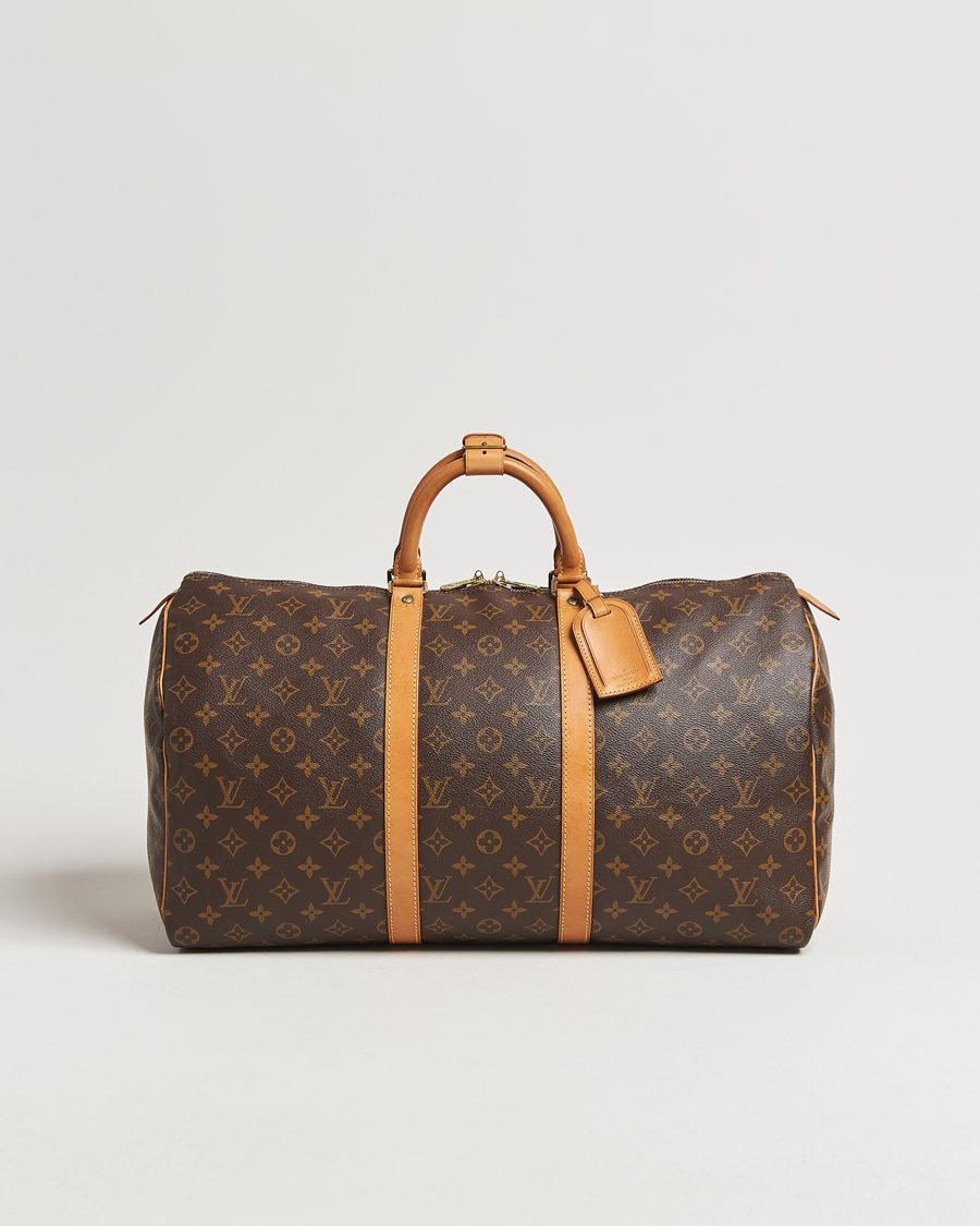 Men | Pre-Owned & Vintage Bags | Louis Vuitton Pre-Owned | Keepall 50 Monogram