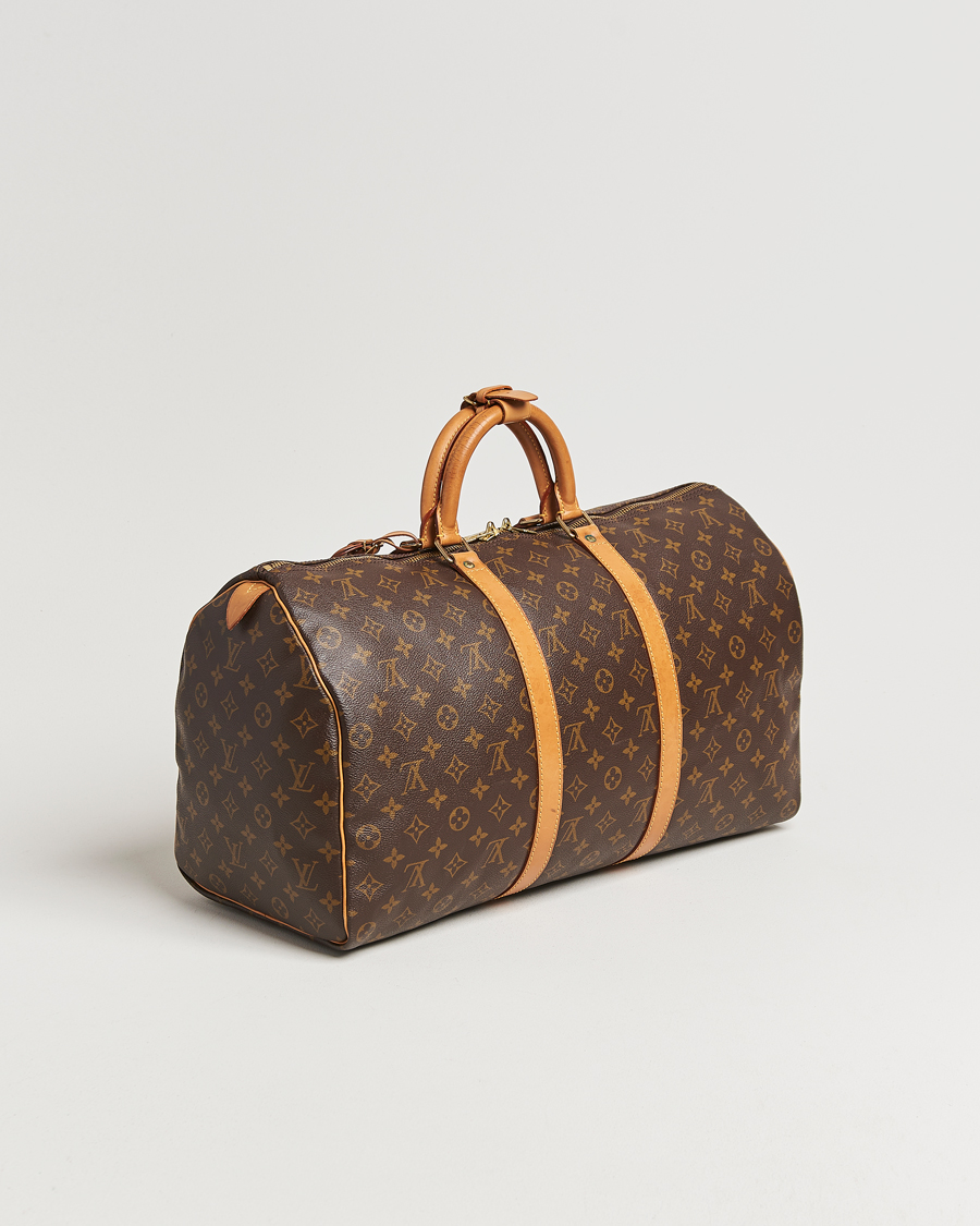 Men | Pre-Owned & Vintage Bags | Louis Vuitton Pre-Owned | Keepall 50 Monogram