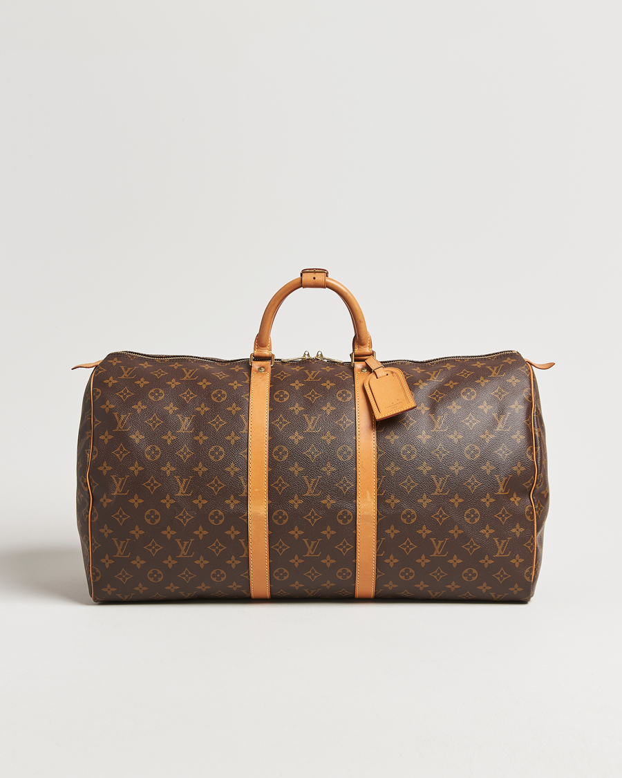 Men | Pre-Owned & Vintage Bags | Louis Vuitton Pre-Owned | Keepall 55 Monogram