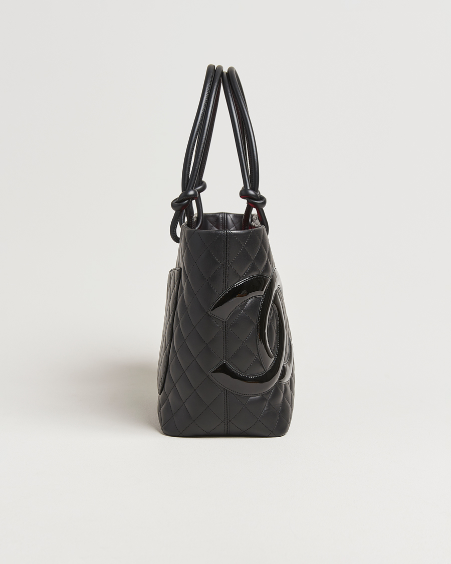 Men | Gifts for Her | Chanel Pre-Owned | Cambon Ligne Tote Bag Medium Black