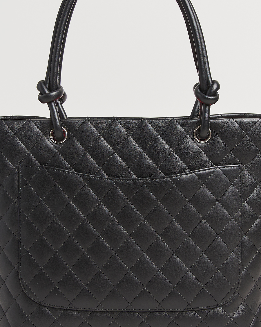 Men | Gifts for Her | Chanel Pre-Owned | Cambon Ligne Tote Bag Medium Black